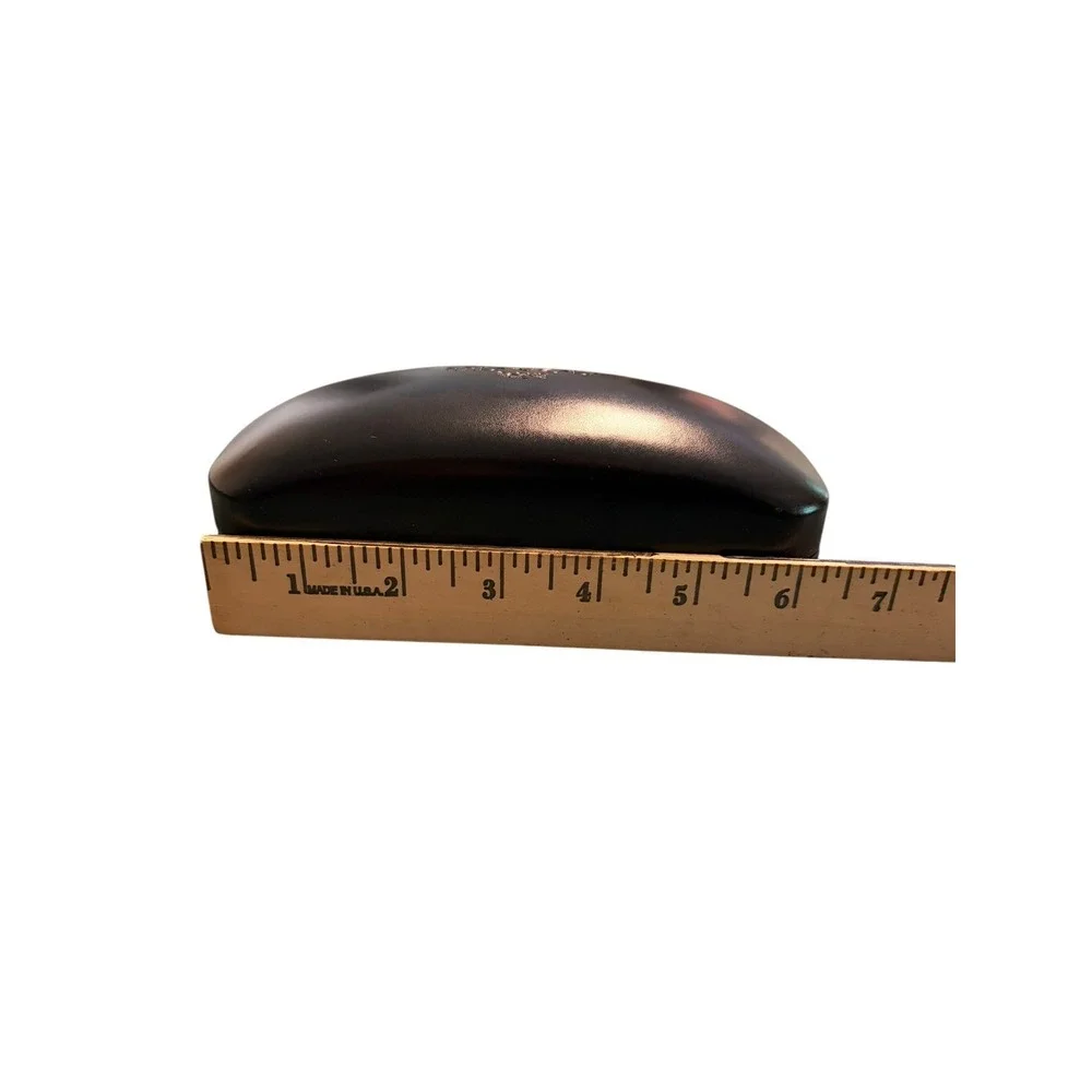 Coach New York Black Hard Clam Shell Eye Glasses Sunglasses Case